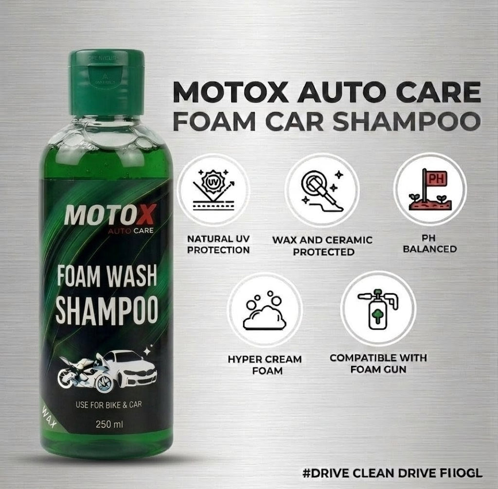 Motox Foam wash shampoo| 250 ml
