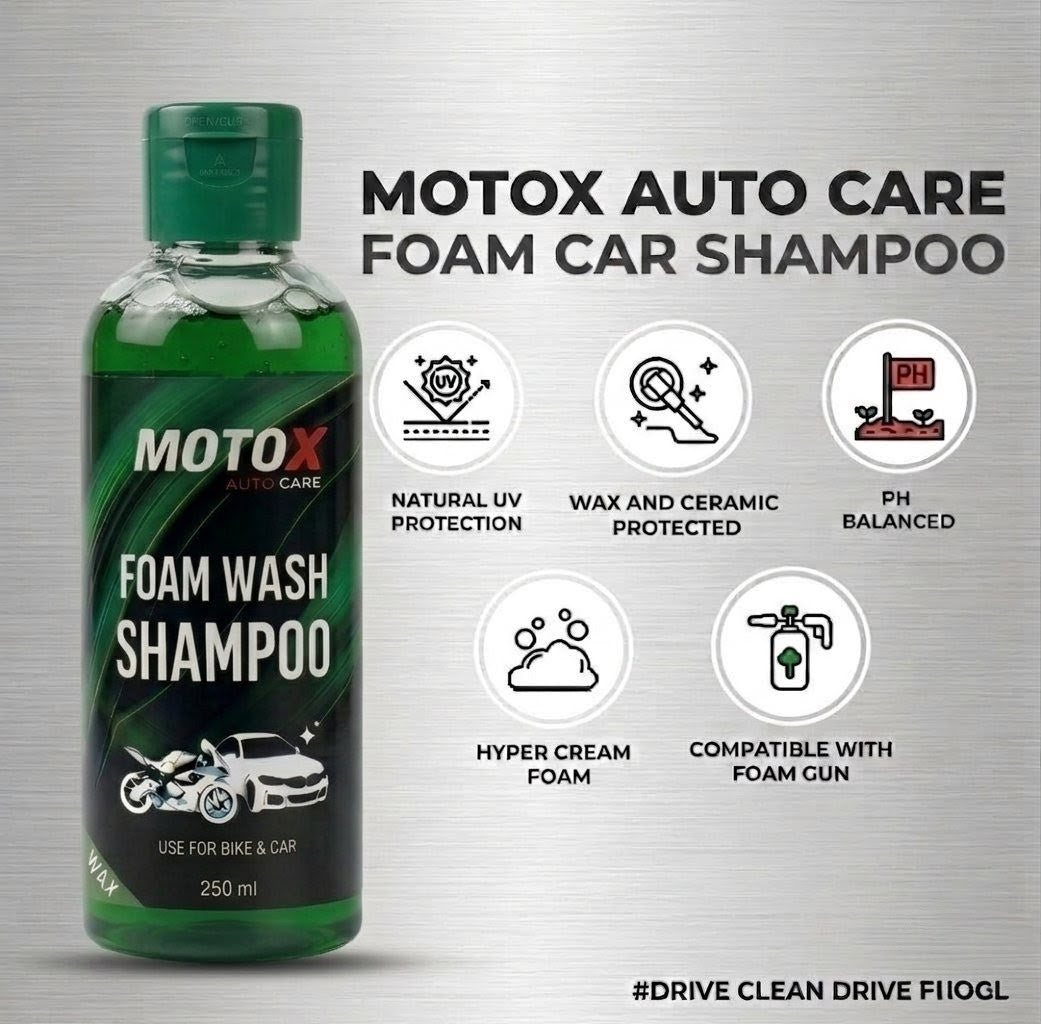 Motox Foam wash shampoo| 250 ml
